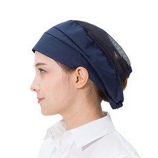 예경 잘 마르고 시원한 망사두건, 곤색(PO-0016), 1개