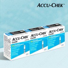 로슈 아큐첵 가이드 혈당시험지, 3개, 50개입