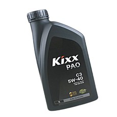 송모터스 송자동차나라 Kixx PAO C3 5W40 1리터 합성엔진오일 킥스, 1L, 5W-40, 1개