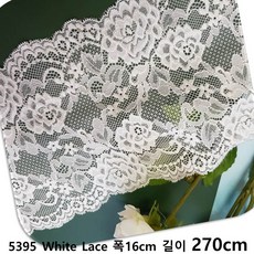 dklace 국화향 느껴지는 스판레이스 DKF-5395(16cm), 화이트, 3개