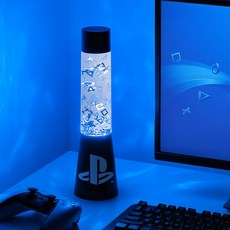 PlayStation造型流動燈，經典遊戲標誌，營造獨特氛圍，遊戲愛好者必備, 藍色