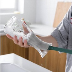 가정용 주방용 가벼운 스펀지 병세척솔 물병씻는솔 수세미솔, 1개