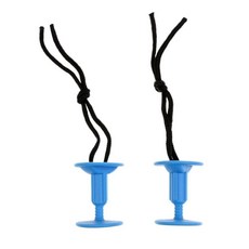 서핑 보드를위한 분리 가능한 슬롯이있는 서핑 보드 가죽 끈 로프 플러그, for Sky Blue, 1개