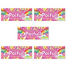 메이지 포이풀 과일맛 구미 젤리 후르츠 젤리빈 53g, 5개