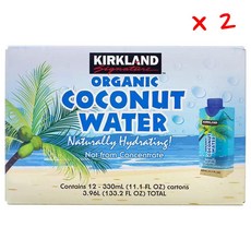 커클랜드 코코넛 워터, 2개, 330ml
