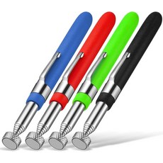 가이저레일리 4종 텔레스코핑 자석 픽업 도구 연장 가능한 마그네틱 스틱 그래버 남성 아빠 남편 핸디맨 정비사5파운드를 위한 실용적인 선물, 8 lb