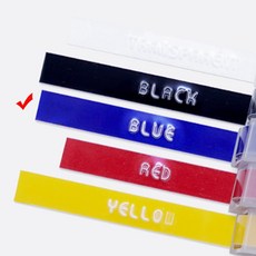 또각이 모텍스 다이모 리필 테이프 블루 2M 파란색