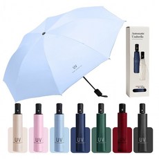 D.S mall자외선차단 UV 3단 자동 암막 양우산 방수 우산 KK864