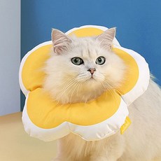 힐링타임 키티요요 반려동물 넥카라 옐로우 M NH-3205, 힐링타임 NH-3205 키티요요 넥카라 옐로우 M, 1개