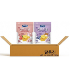 [달콤진] 일동후디스 아이얌 한입큐브 치즈 딸기 + 블루베리 영양간식, 1세트, 40g, 혼합맛(딸기/블루베리)