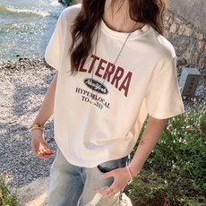 이서어패럴 레터링라운드반팔티셔츠10432
