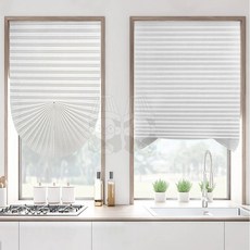 블리스상점 무타공 붙이는 셀프 블라인드 90x150cm 암막형 (화이트) 무타공블라인드