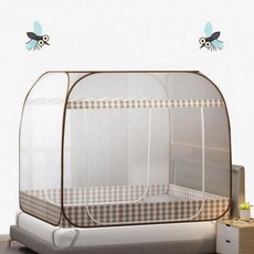 대형 원터치 폴딩 모기장 캠핑 야외 방충망 텐트형 벌레차단 통풍메쉬, 01 오리지널 3인