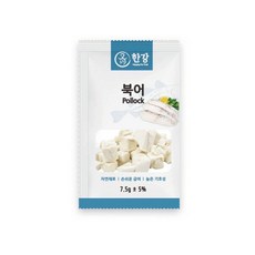 韓國 漢江極鮮 貓咪凍乾零食，多種口味選擇，無添加，酥脆口感，營養豐富，小包裝, 7.5g, 10個, 鱈魚