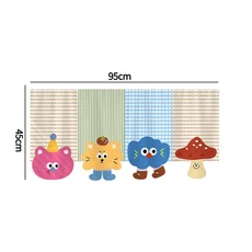 일본식 짧은 커튼 현관 복도 걸이형 깃발 동물 프린트 도어웨이 커튼 태피스트리 레스토랑 스시 홈 데코 파