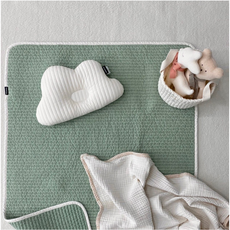 마롤로뜨 100수 순면 누빔 아기 이불 신생아 유아 침대 패드 이불 요, 누빔 패드 이불 - 애플그린