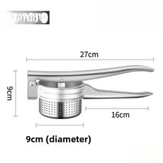 꿀 추출기 양봉 도구 압착기 필터 수동 주방, 1. 9cm 전체 구멍, 기본
