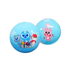어린이집 체육수업 교구 말랑 탱탱볼 소프트볼 사고력 스포츠, 하늘색, 1개
