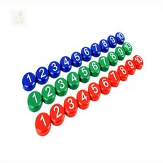 오몽숲 숫자 자석 1-10 자석교구, 파랑