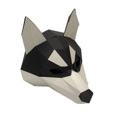 NW 종이가면 만들기 재밌는 창의력 파티 미술놀이 허스키, 1개