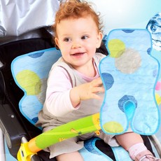 시원한 인견 유모차 쿨매트쿨시트 카시트 유모차시트 유모차매트, 1개