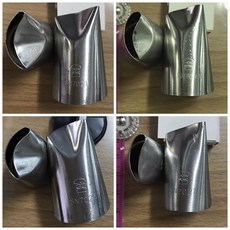 糖軒町 三能 玫瑰花嘴(彎) 不鏽鋼材質 輕鬆製作玫瑰花造型, 1個, SN7027玫瑰花嘴-8(中)