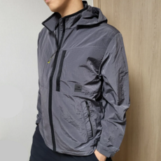 아이더 바람막이 자켓 탈부착 후드