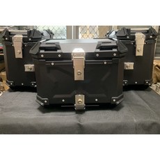 摩托車鋁箱 後箱 尾箱 側箱 套件 (雷克斯/途者/F2MOTOT/GIVI/SHAD/夏德), 16公升 (黑),不搭配後箱