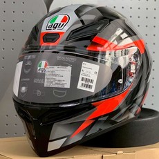 『Riderment』AGV K1S FASTLAP全罩式安全帽，公司貨，黑/灰/紅配色，安全舒適，守護您的騎行安全, L：59-60 公分