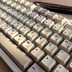 레트로 한국어 키캡 체리 프로필 PBT 열 승화 키캡 MX 스위치 기계식 키보드 143 키 한글 키 캡, Retro Korean