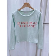 好康批起來 韓國女裝簡約字母磨毛短版T 現貨特價, 綠