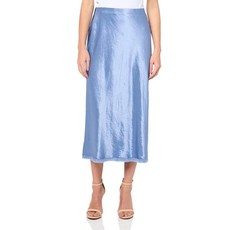 Vince 여성용 Fray Edge 바이어스 스커트 Azure Gem 128601