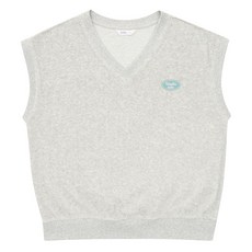 [소이주니어] 멜란지 벨로아 브이넥 조끼_22W0182GY_NC신구로점