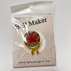 Ball Maker 高爾夫球標記器, Ball Maker 馬克-楓葉 1個, 1個