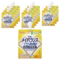 메이지 메이 밸런스 소프트 젤리 바나나 요거트 맛, 12개, 125ml