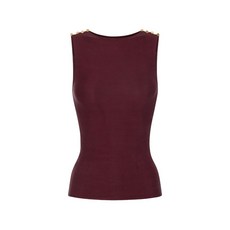 엘리자베타프랑키 버튼 디테일 탑