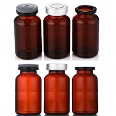 갈색유리병(투명갈색) /만능병(1pcs) 주사약병 50ml(40.5*78)/1pcs korea, 1개, 1L