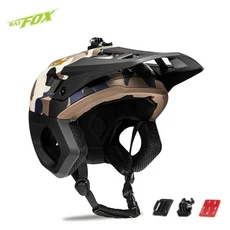 모타드헬멧BATFOX 신형 성인용 풀페이스 자전거 헬멧 보호 헤드 BMX DH MTB 남녀 전기 오토바이 사이클링, Large, Large