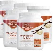라이프 익스텐션 웨이 프로틴 아이솔레이트 단백질 분말 바닐라맛 Life Extension Whey Protein Isolate, 5개, 403g