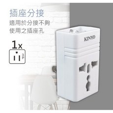 多國電壓轉換器 電源降壓器 220V轉110V 電源昇壓器 110V轉220V 穩壓器 充電器 出國用變壓器YC-103, 1個, 台灣用-萬國【轉換插頭】(MR-37)
