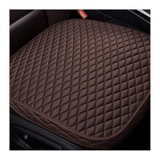 FALVFUN 카시트 커버 부드럽고 편안한 풀 랩 차량 전면 하단 시트 프로텍터 미끄럼 방지 통기성 자동차 내부 쿠션 SUV 트럭 세단용 범용 (그레이) 129482, 커피, 커피