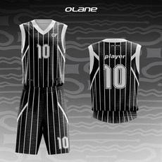 [OLANE] 오레인 농구복 전사유니폼(BBJS004) 블랙 [단체주문]