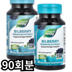 네이쳐스웨이 빌베리 스탠더다이즈드 캡슐, 90회분, 1세트