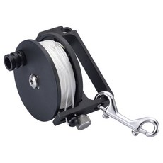 PROBLUE 鋁製手把式可制動捲線軸 (60米/121米) - 潛水專用, 60米