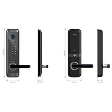 美樂 MI-6500F 防水電子鎖 四合一 (指紋 卡片 密碼 鎖匙) 全台到府安裝 保固三年, 自行安裝室內型*請註明顏色*請選物流