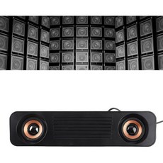 포터블 유선 스피커 하이파이 스테레오 서브우퍼 데스크탑 롱 USB 전원 3.5mm 플러그 TV 컴퓨터 태블릿 가정용 오디오 극장 서라운드 사운드 시스템