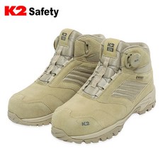 K2 SAFETY 다이얼 안전화 K2-126BE 보통 작업용 에어메쉬 사막화 작업화, 1개, K2-126BE(베이지)