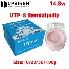 호환UPSIREN VGA GPU IC 프로세서용 열 퍼티 UTP-8 급속 냉각 패드 교체 차단 고성능, 03 100g, 03 100g