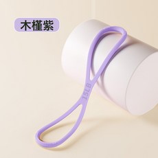 DIU 8字拉力器開肩美背彈力帶家用健身女士高彈硅膠八字拉力繩拉力帶, 1個, 硅膠八字拉力帶-紫色15LB