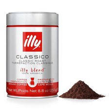Illy 클래시코 그라운드 드립 커피 미디엄 로스트 8.8온스, 1개, 250g, 8) 8.8 Ounce (Pack of 1) - 인텐소